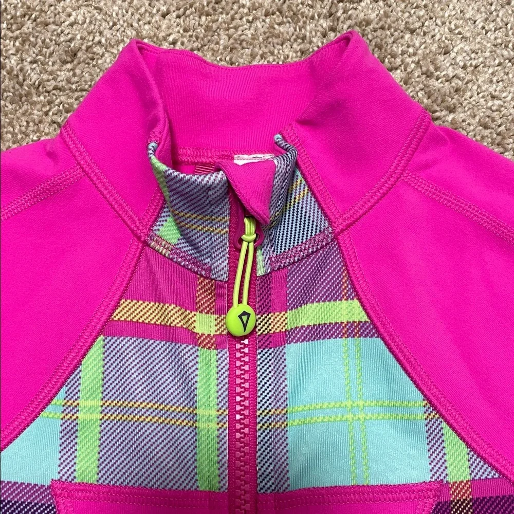 Ivivva by Lululemon Kids Girls 8 Perfect Your Practice Jacket Zip Pink
